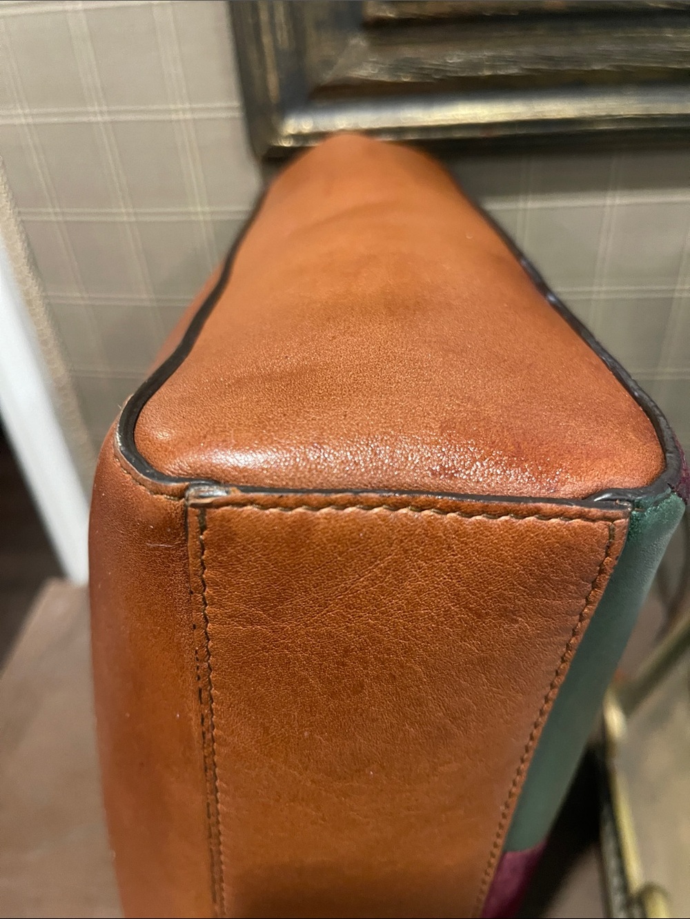 Ralph Lauren Collection Color Block Tote - Picture 9 of 10
